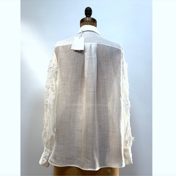 Zimmermann Halliday Lace Flower Shirt Small size 1 - Picture 16 of 16